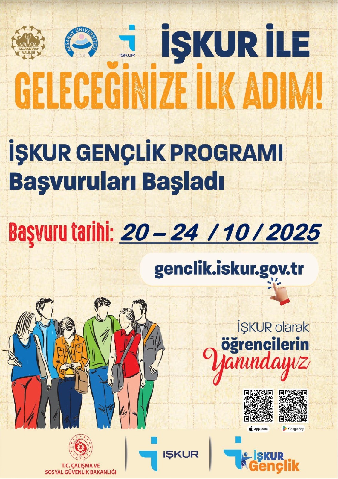  İŞKUR Gençlik Programı Aksaray'da 703 Öğrenciyle Başlıyor